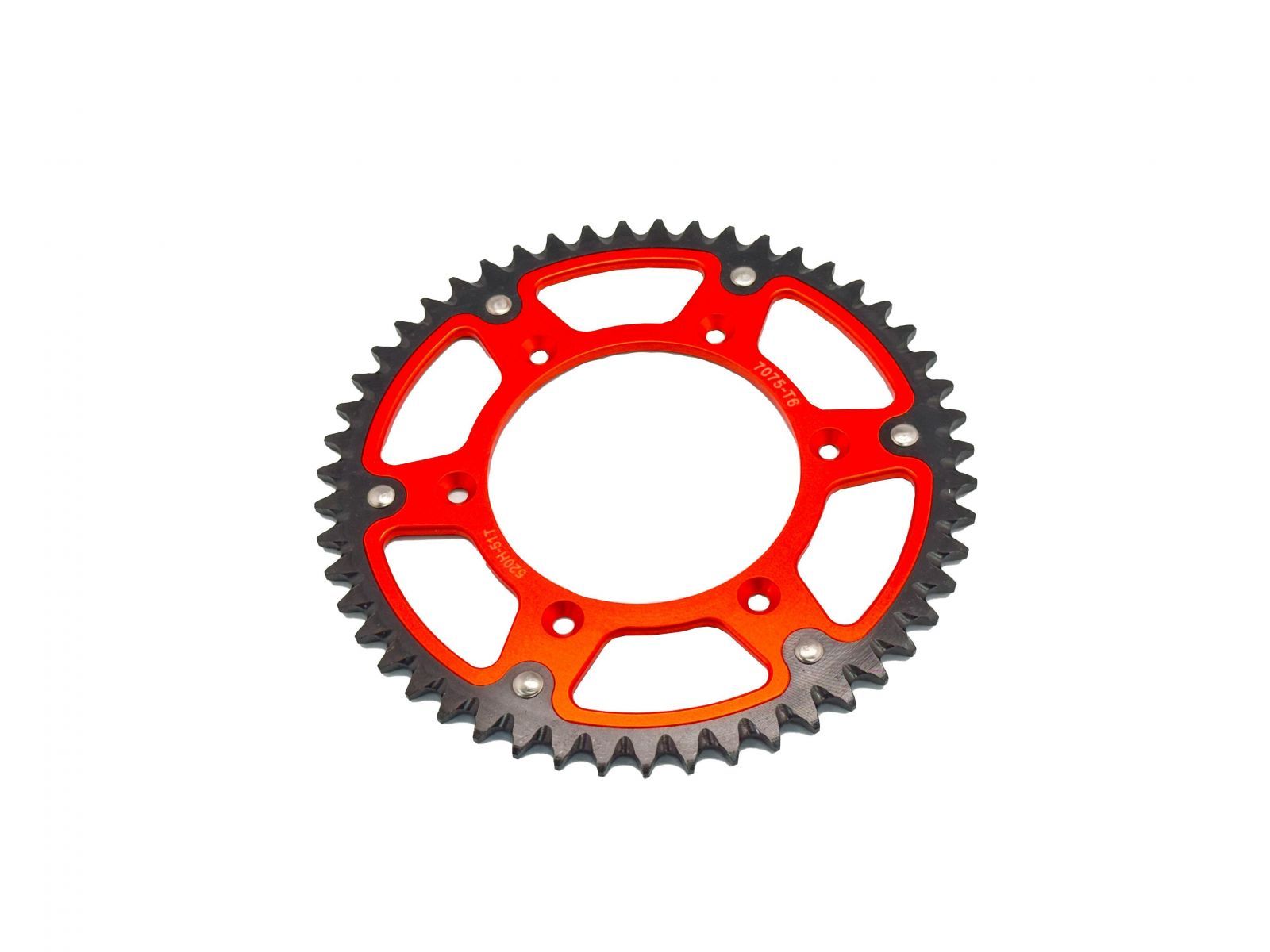 OTOM RACING Звезда задняя (алюминий+сталь) A2 520-51 KTM SX/XC, оранжевый OTM200938